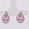Gota con zirconias sin bisel