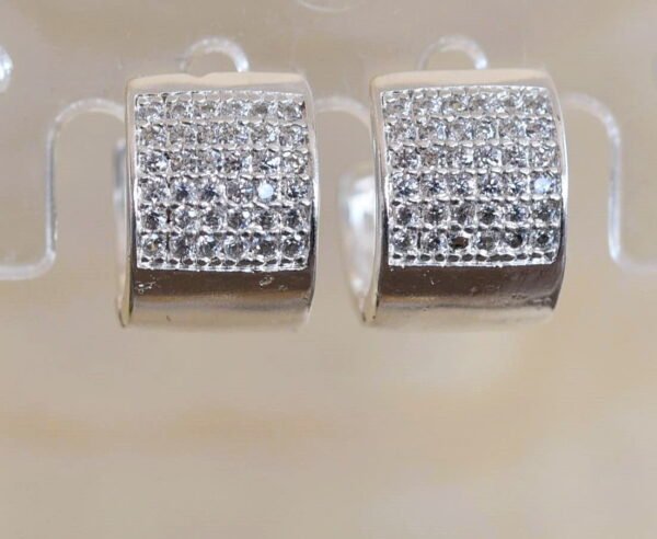 Arracada Gruesa con zirconias