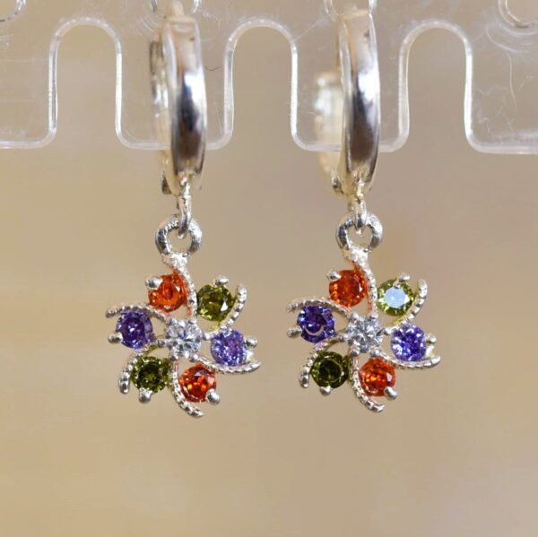 Rehilete con Zirconias de Color