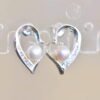 Corazón grande con perla